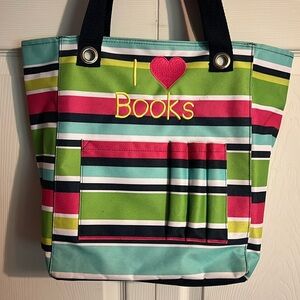 Thirty-One zip top tote bag
